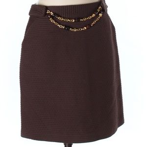 Milly Sheah Brown Skirt Sz 6